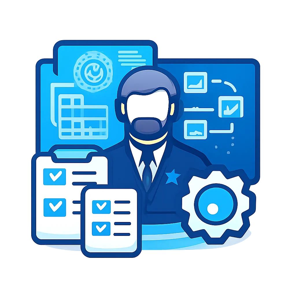 Senior execution icon