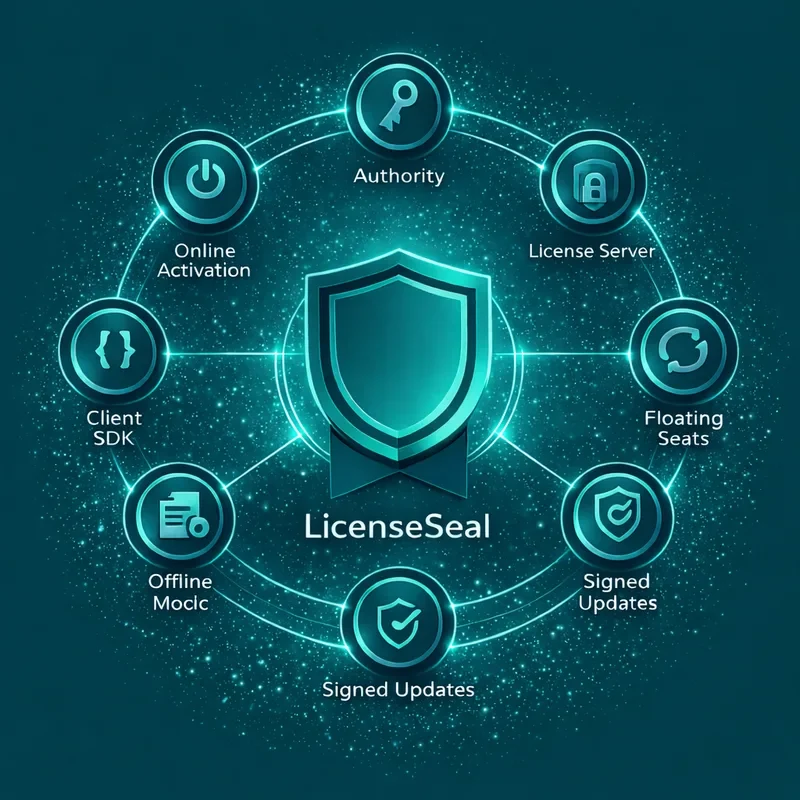 LicenseSeal operational illustration from the official website