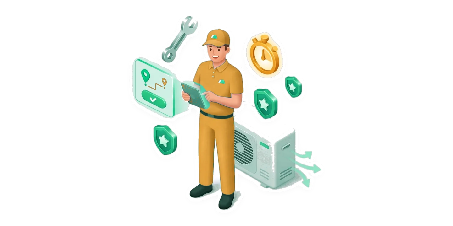 UnitVO official technician dispatch illustration