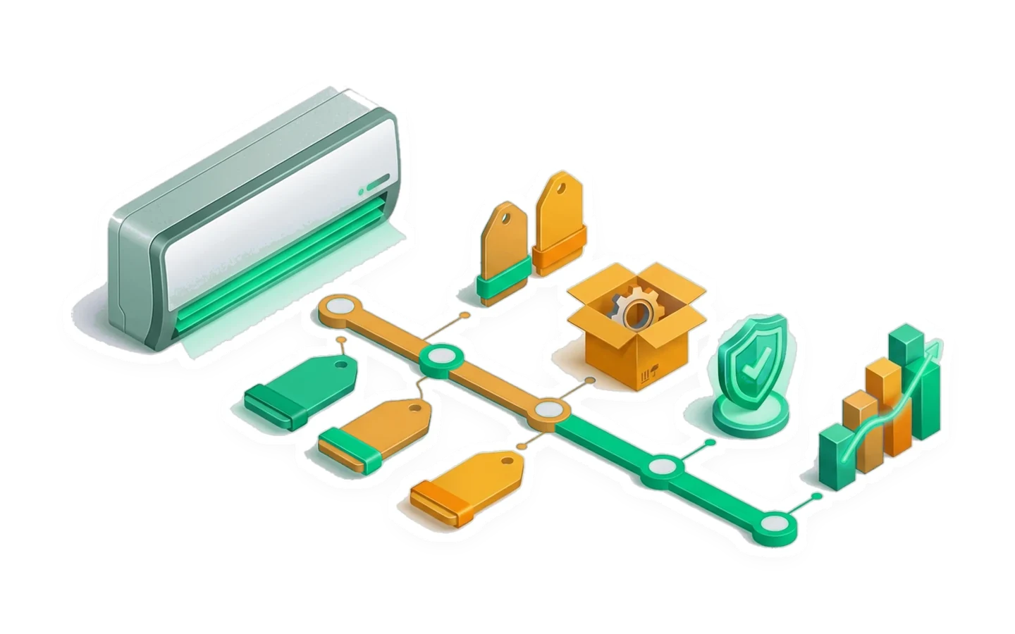 UnitVO official appliance and warranty memory illustration