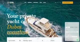 Cozmo Yachts website preview
