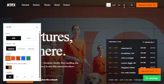 Jetex website preview
