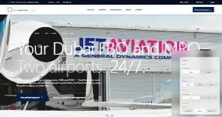 Jet Aviation Dubai website preview