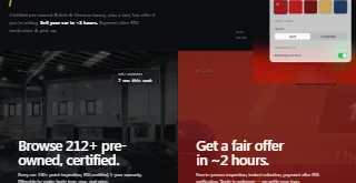 Alba Cars website preview