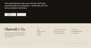 Cherwell Interiors website preview