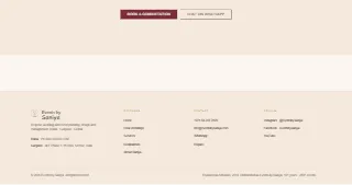 Events By Saniya website preview