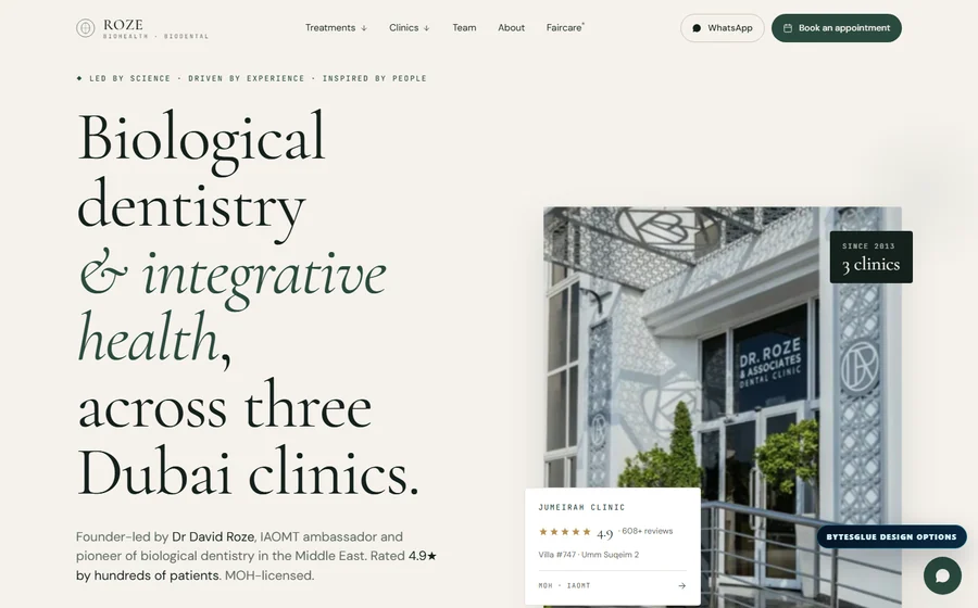 Dr Roze And Associates website preview