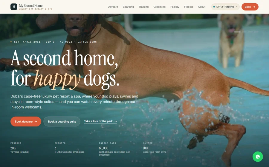 My Second Home Dubai website preview
