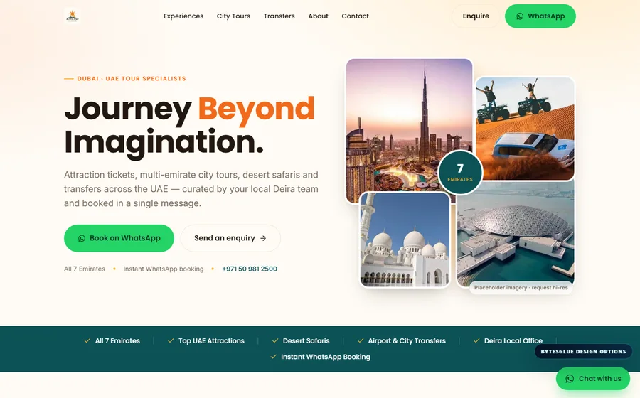 Alpha Star Tourism website preview