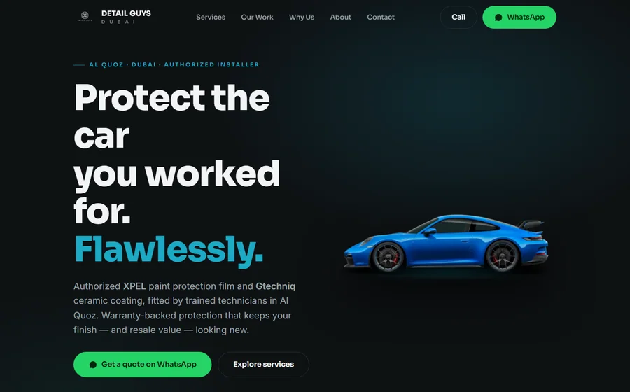 Detail Guys website preview