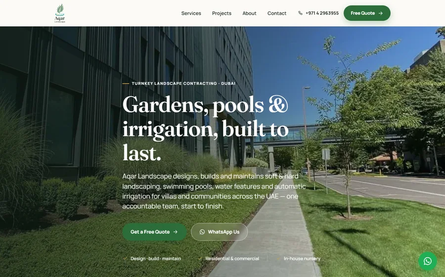 Akar Technical Services website preview