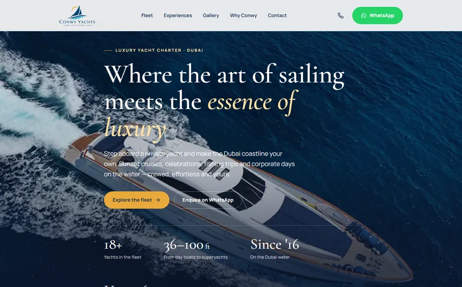 Conwy Leisure Yachts And Boat Rental website preview