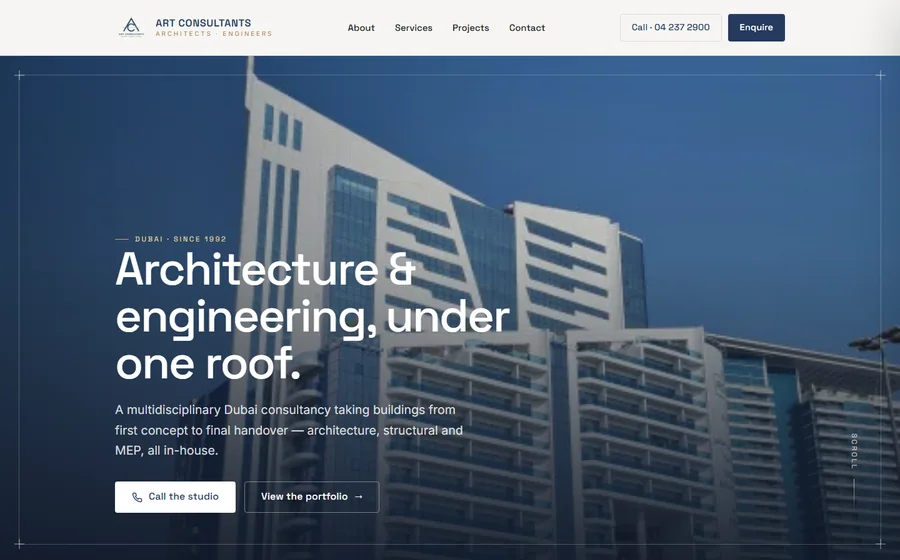 Art Consultants website preview