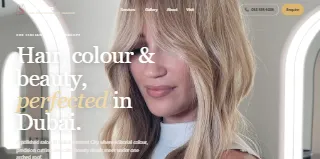 Sasalon Dubai website preview