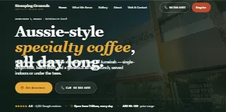 Stomping Grounds website preview