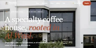Roasters Specialty Coffee House Al Wasl website preview