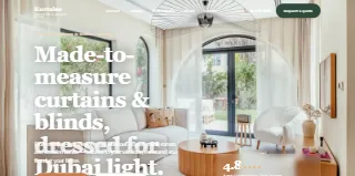 Kurtains Curtains And Blinds In Dubai website preview