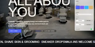 Moe S Barbershop website preview