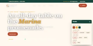 The Coffee Club Marina Gate website preview