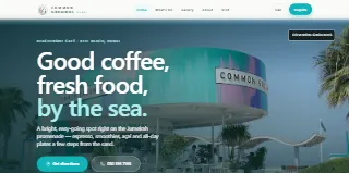 Common Grounds Kite Beach website preview