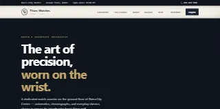 Titan Watches website preview