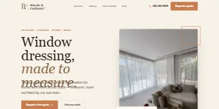 Blinds And Curtains Dubai website preview