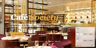 Cafe Society Dubai website preview