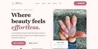 Mimosa Beauty Lounge Tecom Barsha Heights Main Branch website preview