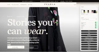 Pearla website preview