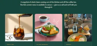 The Coffee Club Jlt website preview