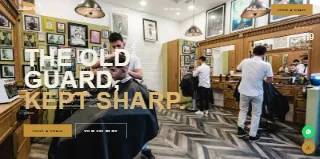 Julian S Barber Shop website preview