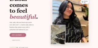 Incoco Style Ladies Beauty Salon website preview