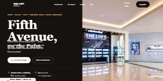 The Loft Fifth Avenue Beauty Lounge Palm Jumeirah website preview