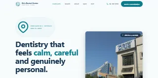 Oris Dental Center Jumeirah website preview
