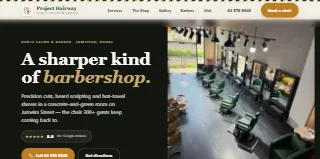 Project Hairway Gents Salon And Barber Shop website preview