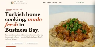 Ebruli S Kitchen website preview