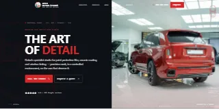 Apex Detail Studio website preview