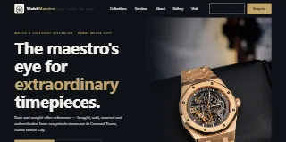 Watchmaestro website preview