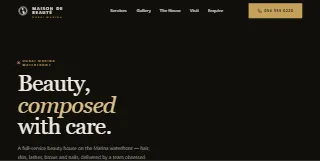 Maison De Beaute website preview