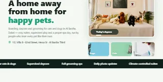 Unleash Dubai Pet Boarding Daycare And Grooming website preview