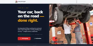 Adnan Auto Repair Garage website preview