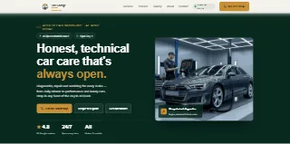 Car Garage Auto Service website preview