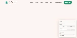 Gallagroom Pets Grooming And Spa website preview