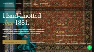 Hands Carpets website preview