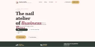 Cactus Ladies Beauty Salon website preview