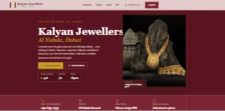 Kalyan Jewellers Al Nahda Dubai website preview