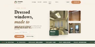 Affordable Blinds And Curtain website preview