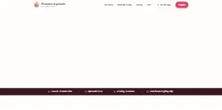 Peonies And Petals website preview