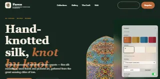 Farco Handmade Carpets website preview