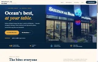 Sultan Al Bahr Restaurant Al Barsha website preview